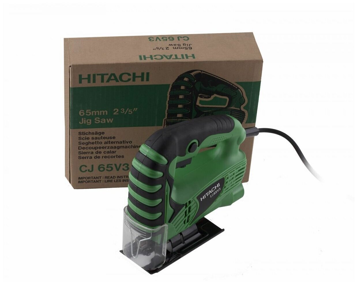 Электролобзик Hitachi CJ65V3, 400 Вт - фотография № 2