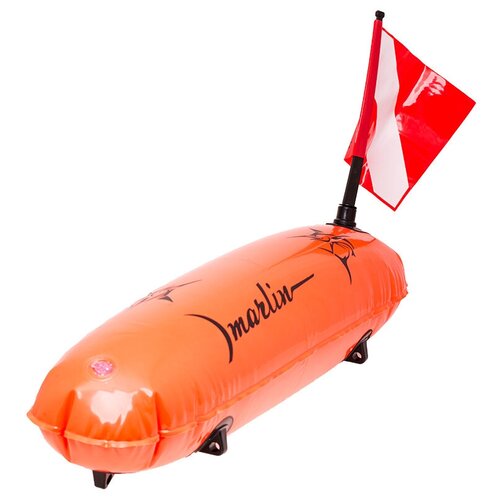 буй круглый Буй Marlin Torpedo PVC orange