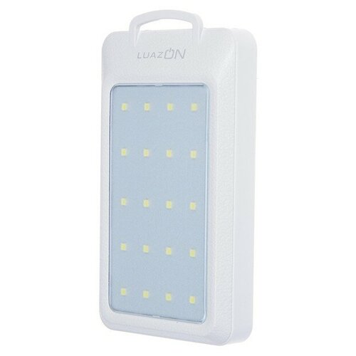 Внешний аккумулятор LuazON PB-09 7000 мАч 2хUSB microUSB 1 Aсолнеч батфонариккомпас 261800₽