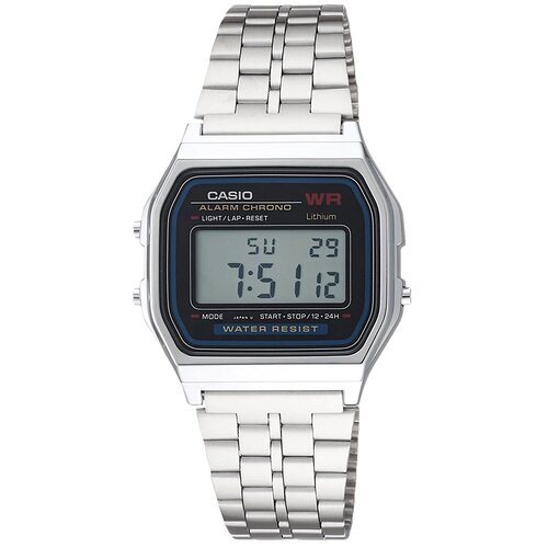 Наручные часы CASIO Vintage A159WA-N1, серебряный, серый