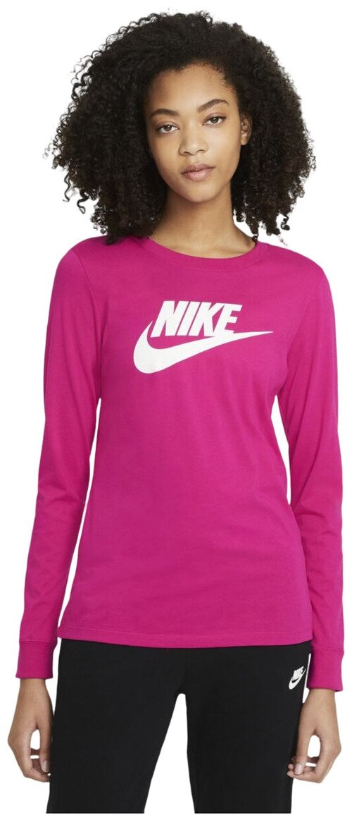 Лонгслив Nike W NSW TEE ESSNTL LS ICON FTR S для женщин