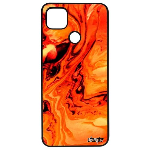 фото Защитный чехол для мобильного // xiaomi redmi 9c // "волны" живопись узор, utaupia, зеленый