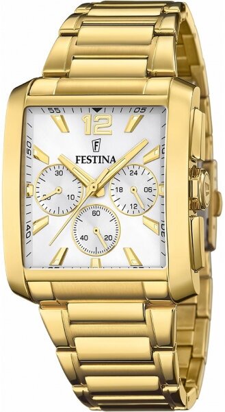 Наручные часы FESTINA Timeless Chrono Наручные часы Festina F20638.1, белый, золотой