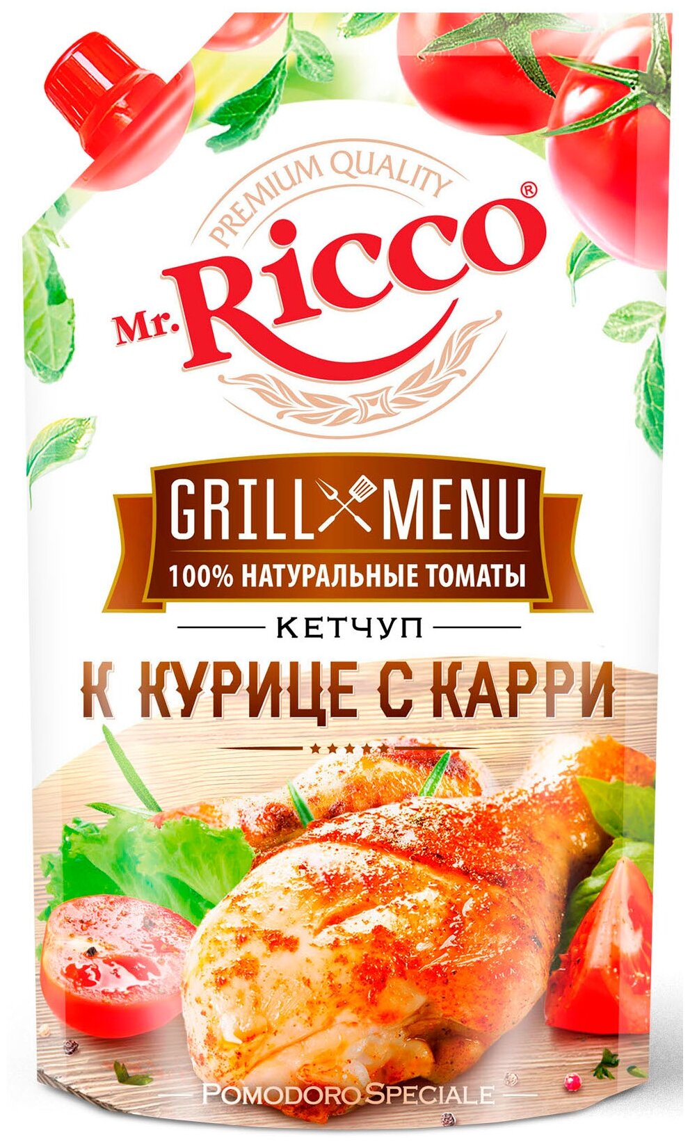 Кетчуп Mr.Ricco Grill Menu к курице с карри 350г