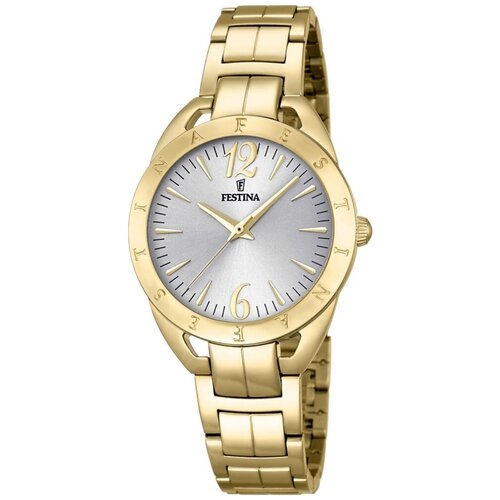 Наручные часы FESTINA, золотой наручные часы festina mademoiselle наручные часы festina mademoiselle 20420 женские кварцевые водонепроницаемые серебряный голубой