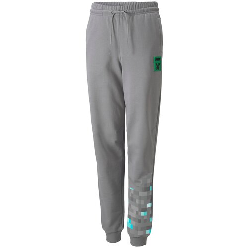 Брюки/Puma/53343776/PUMA x MINECRAFT Sweatpants/серый/152