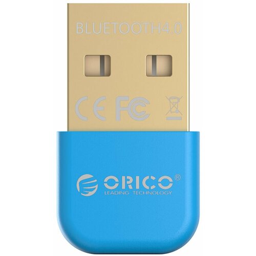 Адаптер Bluetooth ORICO BTA-403-BL Bluetooth 4.0, Голубой ORICO-BTA-403-BL