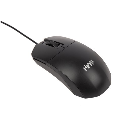 Мышь HIPER OM-1900, USB, 1000dpi, 3but, 1.5m, black