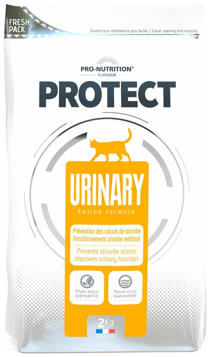 FLATAZOR PROTECT URINARY для взрослых кошек при мочекаменной болезни (2 кг)