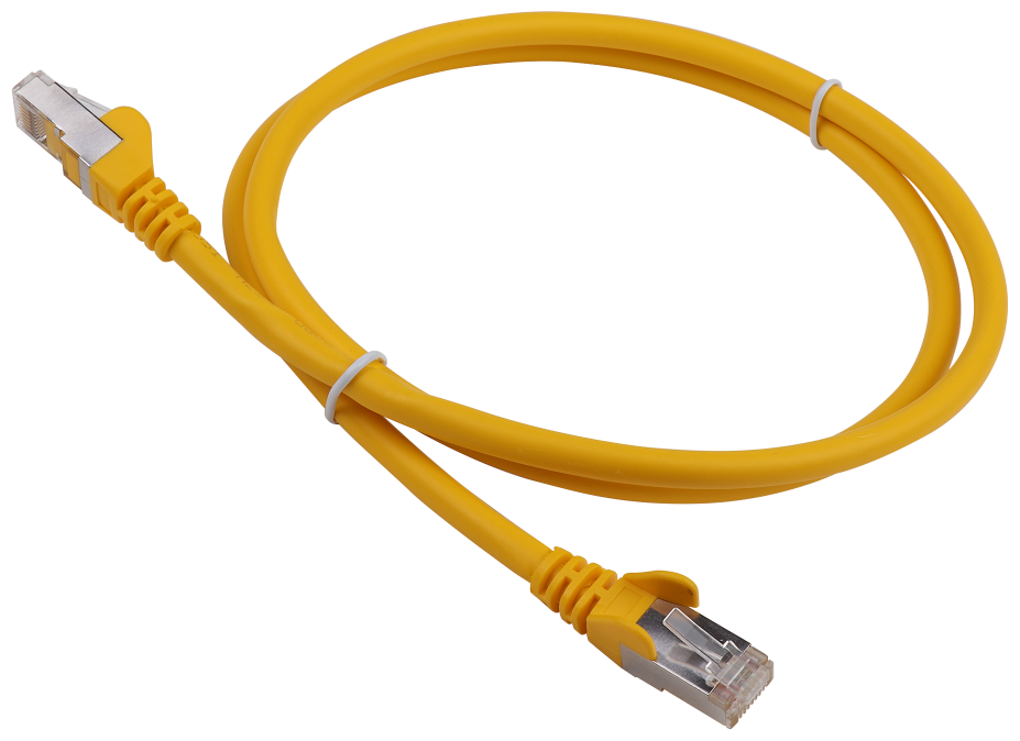 Lanmaster Кабель Патч-корд Lanmaster FTP LAN-PC45/S6A-2.0-YL вилка RJ-45-вилка RJ-45 кат.6А 2м желтый LSZH (уп.:1шт)