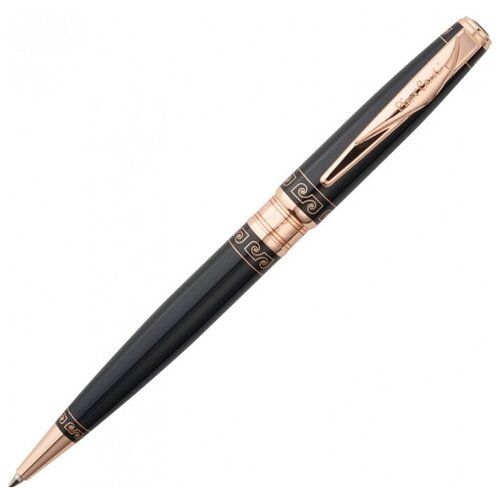 Ручка шариковая Pierre Cardin Secret Business, латунь, цвет черный с золотистым орнаментом (PCA1062BP)
