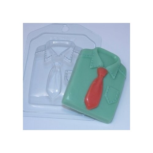 Набор пластиковых форм для мыла Рубашка, Часы, Портмоне-3 шт.