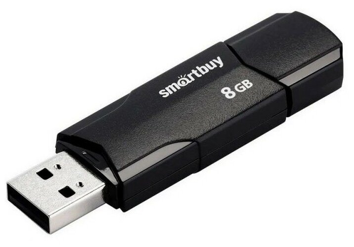 Smart buy Носитель информации Smartbuy USB Drive 8GB CLUE Black SB8GBCLU-K3