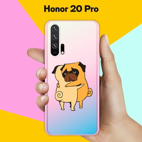 Силиконовый чехол на Honor 20 Pro Мопсы / для Хонор 20 Про