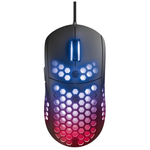 Облегченная игровая мышь с RGB-подсветкой в виде сот Trust Gaming GXT 960 Graphin черная 103200₽