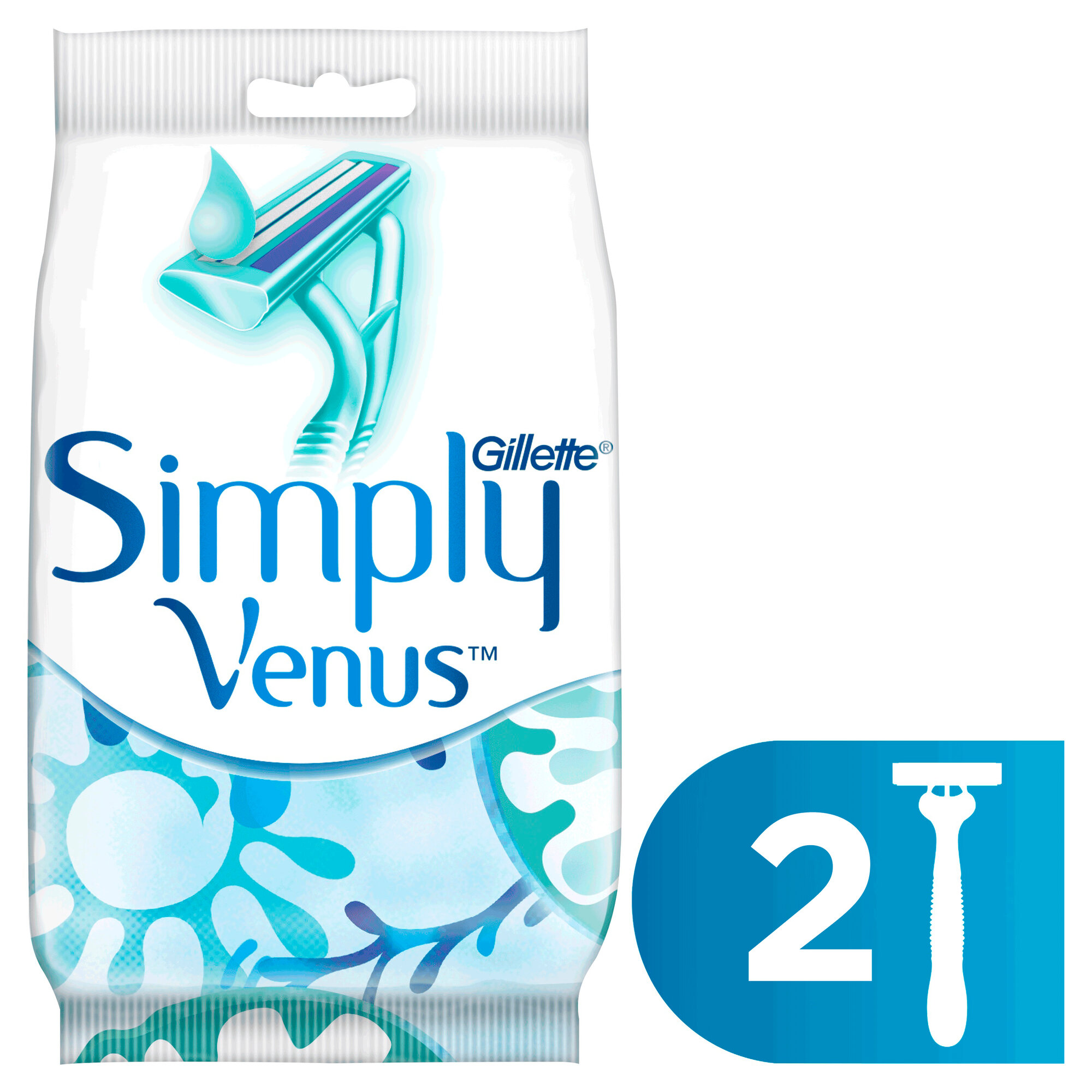 Одноразовая женская бритва Gillette Venus 2, 2 шт.