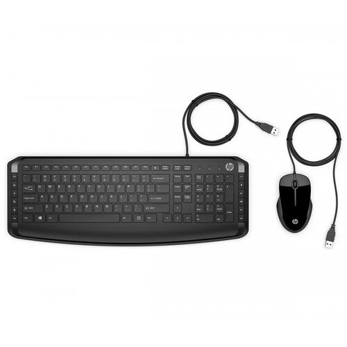 Клавиатура + мышь HP Pavilion 200 клав:черный мышь:черный USB