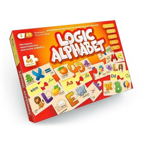 Danko Toys Развивающие пазлы-ассоциации Logic Alphabet