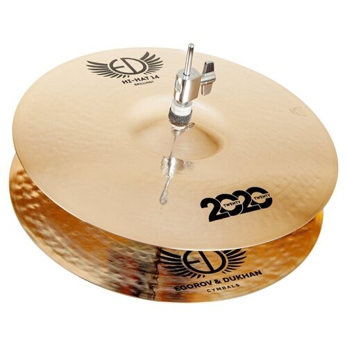 ed cymbals ed2020cr16br 2020 brilliant Две тарелки 14 Ed Cymbals ED2020HH14BR 2020 Brilliant Hi-Hat