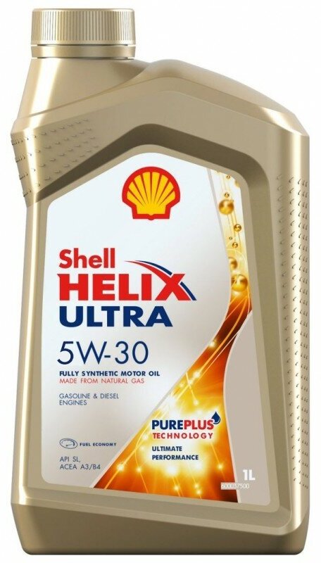 Моторное масло Shell Helix Ultra 5W-30 1л. (арт. 550046383) SHL-5W30U-1L