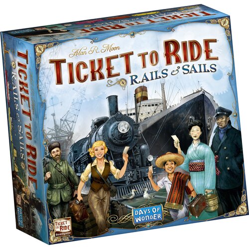 стюарт кейт days of wonder Настольная игра Days of Wonder Ticket To Ride Rails & Sails