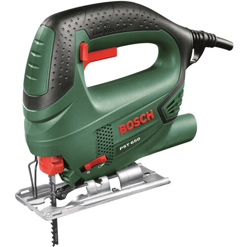 Электролобзик BOSCH PST 650 (06033A0720), 500 Вт зеленый лобзик электрический bosch diy bosch pst 750 pe 06033a0520