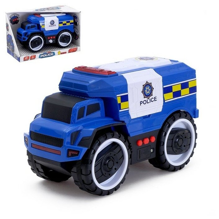 Машина инерционная «Полиция», световые и звуковые эффекты