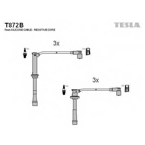 Провода зажигания TESLA T872B