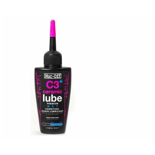 фото Смазка для цепи muc- off 869 c3 wet ceramic lube 50мл muc-off