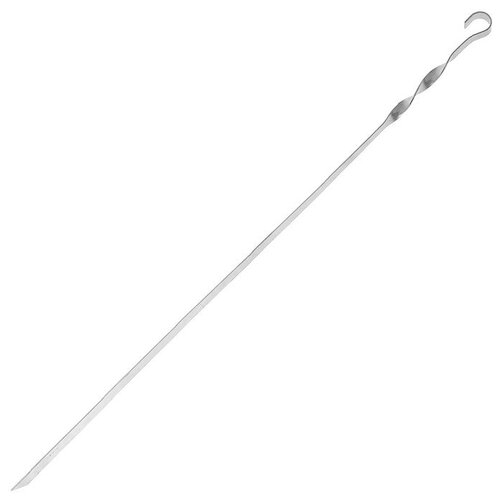Шампур прямой, толщина 1,5 мм, р. 60 × 1 см (1шт.)