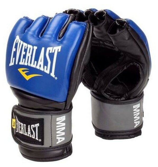 Перчатки тренировочные Everlast Pro Style Grappling LXL синие