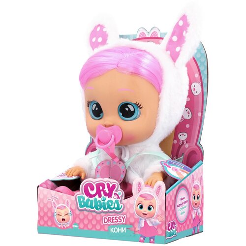 Кукла IMC Toys Cry Babies Плачущий младенец Dressy Coney кукла imc toys cry babies плачущий младенец katie интерактивная эл мех 30 см