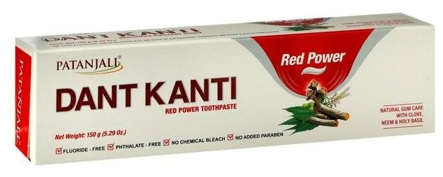Зубная паста Патанджали Дант Канти ред 150 г