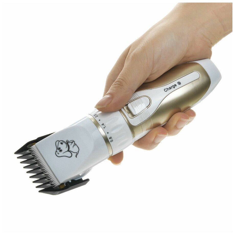 Набор для стрижки животных Pet Grooming Hair Clipper Kit - фотография № 5