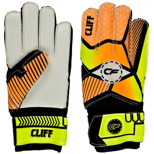 Вратарские перчатки Cliff, оранжевый вратарские перчатки cliff регулируемые манжеты размер 6 оранжевый