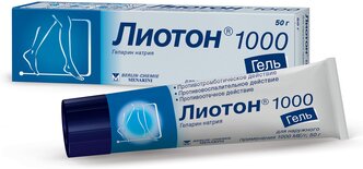 Лиотон гель, 1000 МЕ/г, 50 г