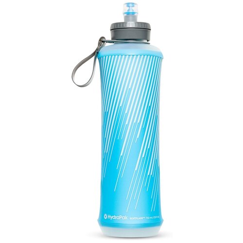 фото Мягкая фляга для воды hydrapak softflask 2.0 с поилкой-клапаном bite, 750 мл, цвет malibu blue, (b516hp)