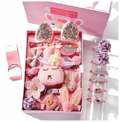 Комплект заколок для волос HAPPY EVERY DAY 24шт.