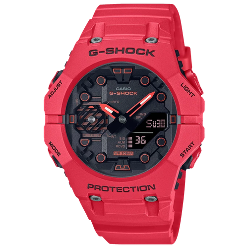 Наручные часы CASIO, красный casio g shock ga 2100 4a octagon series