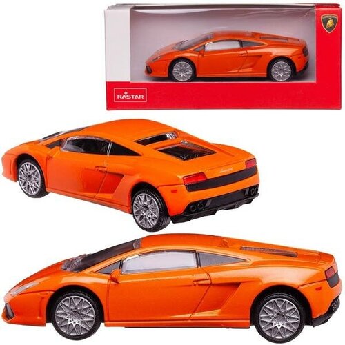 Машина металлическая 1:40 scale Lamborghini Gallardo LP560-4, цвет оранжевый машинка welly 1 38 с пружинным механизмом lamborghini gallardo lp560 4