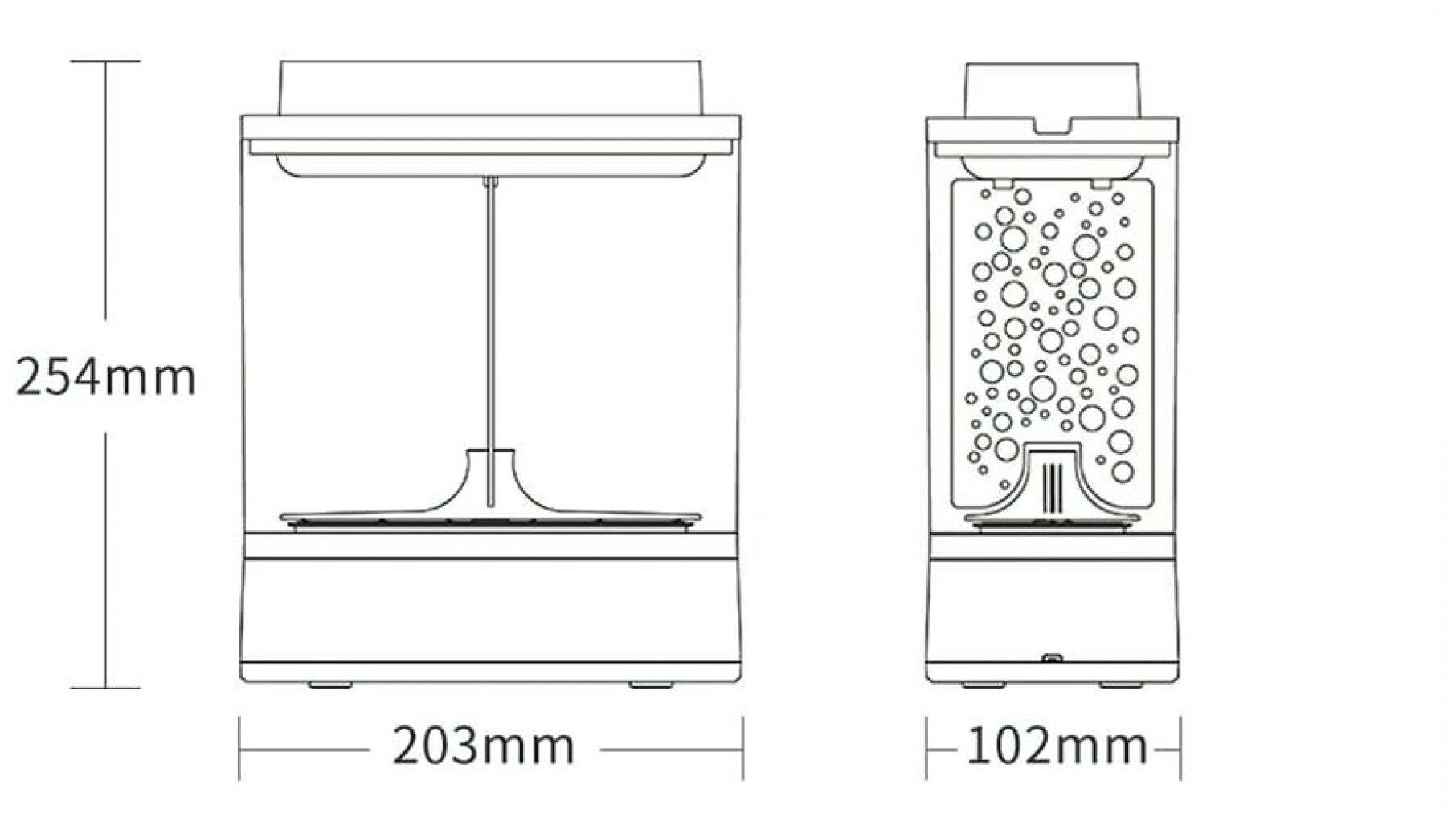 Акваферма Xiaomi Geometry Mini Lazy Fish Tank Pro C300 - фотография № 16