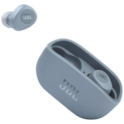 фото Гарнитура вкладыши jbl wave 100tws, синий, беспроводные, bluetooth, в ушной раковине (jblw100twsblu)