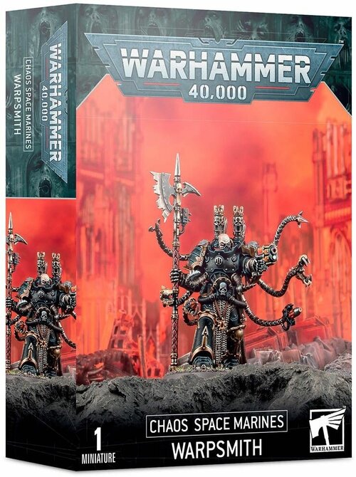 Миниатюра для настольной игры Games Workshop Warhammer 40000: Chaos Space Marines Warpsmith 43-85