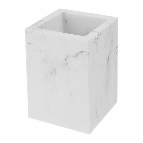 Стакан MARBLE, белый, PERFECTO LINEA (Материал: натуральный камень, полирезин) (35-000003)