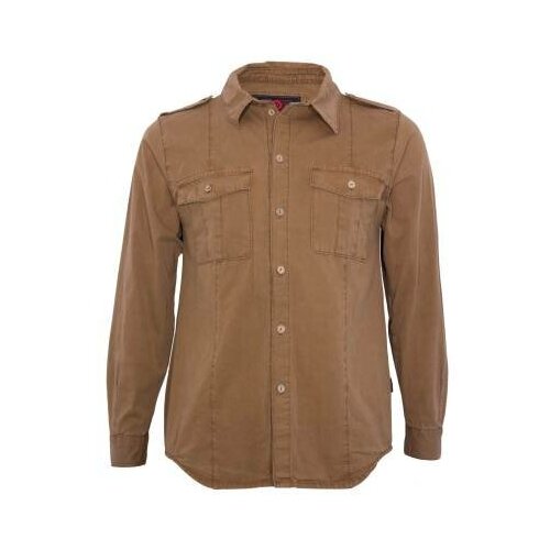 фото Рубашка мужская песочная нет бренда