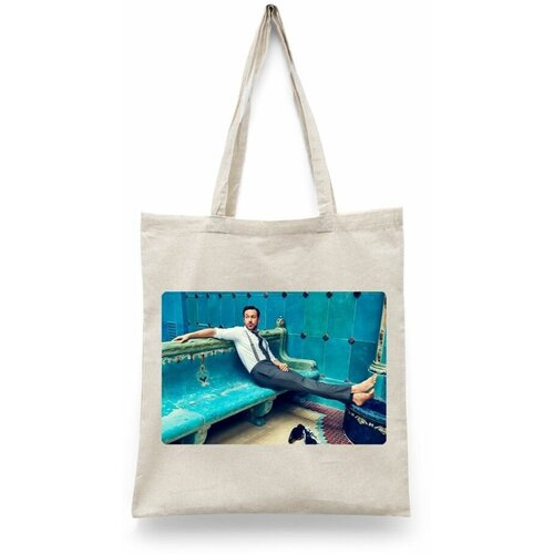 фото Сумка шоппер каждому своё, бежевый