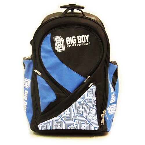 Рюкзак на колесах BIG BOY Elite Line Junior, арт. BB-BACKPACK-EL-BL, полиэстер, синий-красный-белый