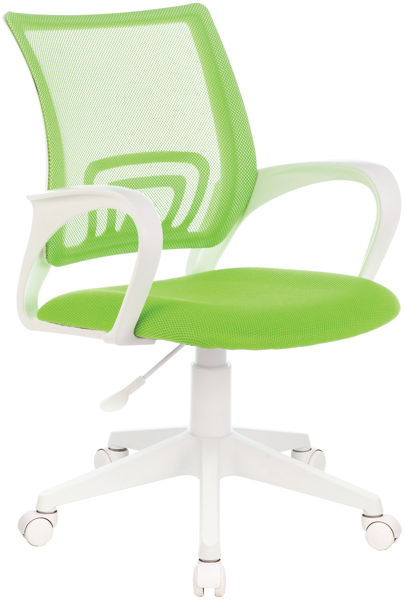Компьютерное кресло Бюрократ CH-W695NLT офисное, обивка: сетка/текстиль, цвет: салатовый