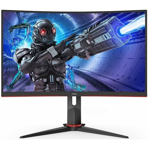 Монитор AOC 27 Gaming C27G2ZU черныйкрасный VA LED 05ms 169 HDMI MM матовая HAS Piv 300cd 178гр178гр 1920x1080 240Hz FreeSync Premium DP FHD USB 55кг 2973300₽