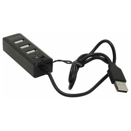 USB концентратор Buro BU-HUB4-0.5L-U2.0